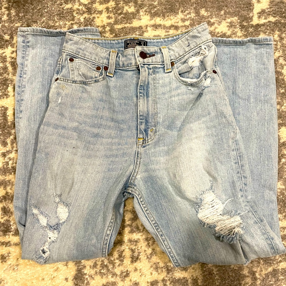 Abercrombie & Fitch Women’s Distressed Jeans